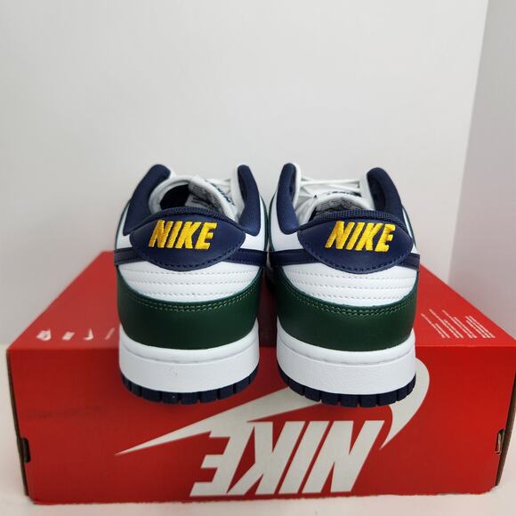 Nike Dunk Low Fir/Midnight Navy Size 10 Men - Picture 6 of 8